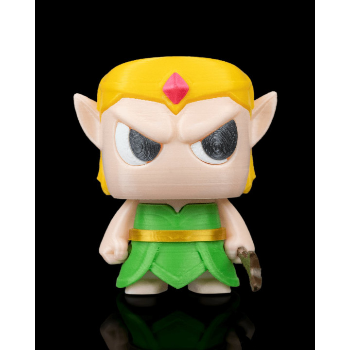 Anty La Mage – Porte-Clés Figurine Elfe Magicienne