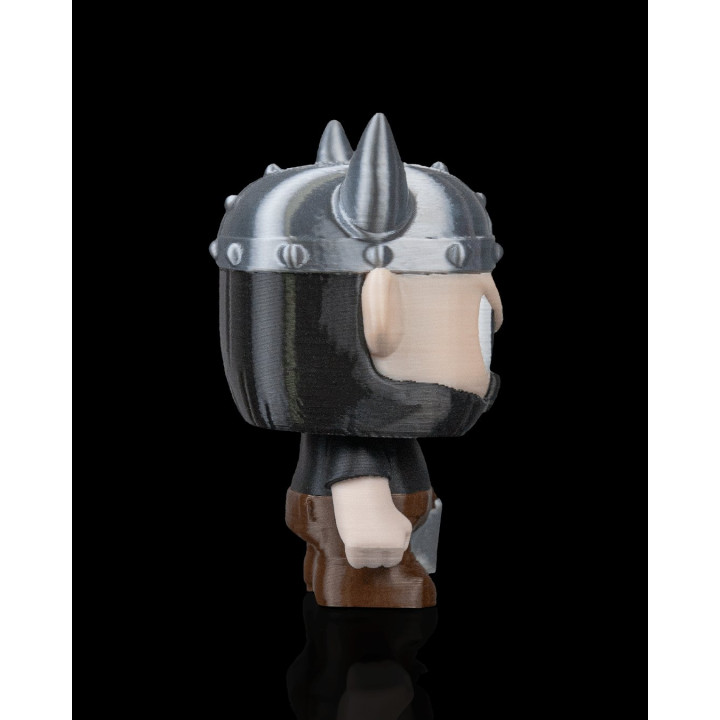 Anty Le Barbare – Porte-Clés Figurine Viking Chibi