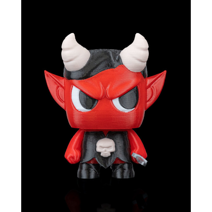 Anty La Tiefling – Porte-Clés Figurine Démoniaque Chibi