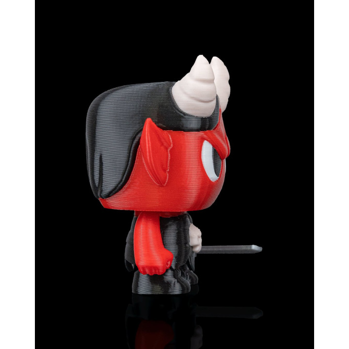 Anty La Tiefling – Porte-Clés Figurine Démoniaque Chibi