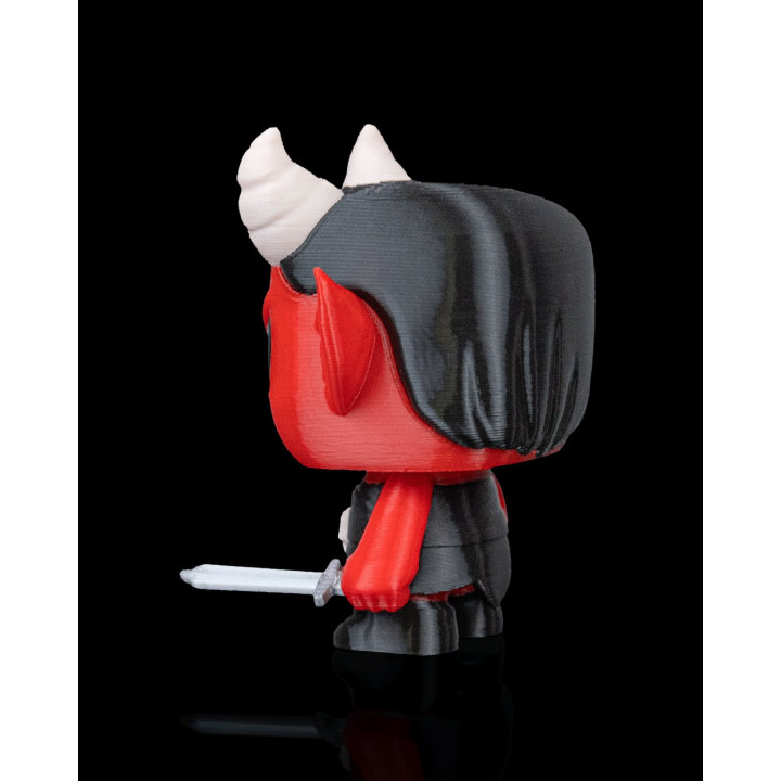 Anty La Tiefling – Porte-Clés Figurine Démoniaque Chibi