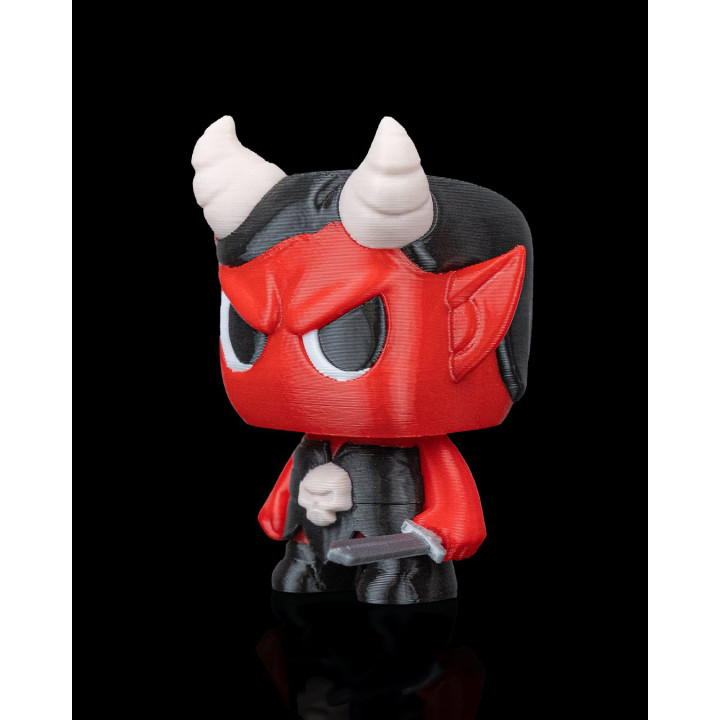 Anty La Tiefling – Porte-Clés Figurine Démoniaque Chibi