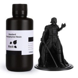 ELEGOO - Résine UV Standard - Noir (Black) - 1 kg | Espace Maker