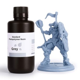 ELEGOO - Résine UV Standard - Gris (Grey) - 1 kg | Espace Maker