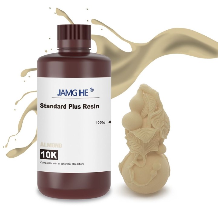 Jamg He - Résine UV Standard Plus 10k - Amande (Almond) - 1 kg | Espac