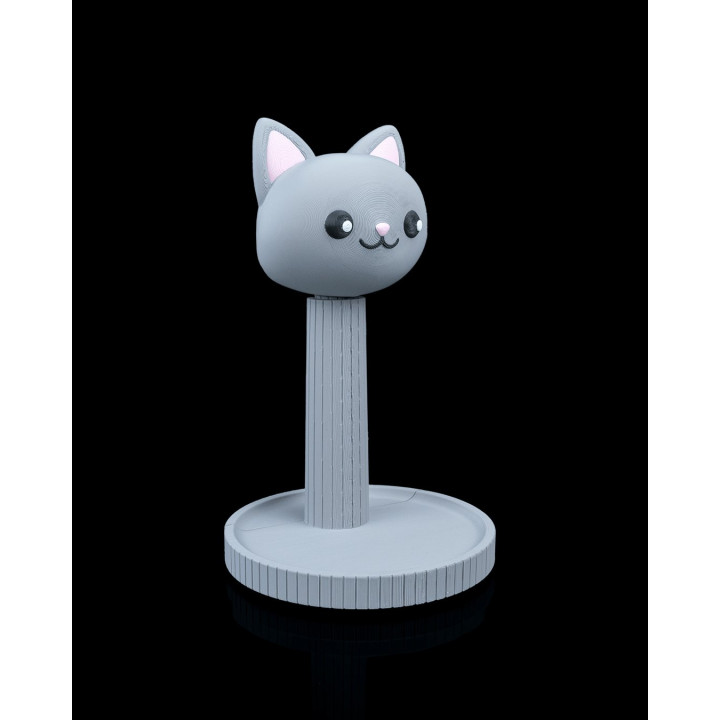 Whiskers – Support Casque Chat Kawaii