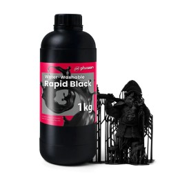 Phrozen - Water-Washable Resin - Rapid Black - 1 kg | Espace Maker