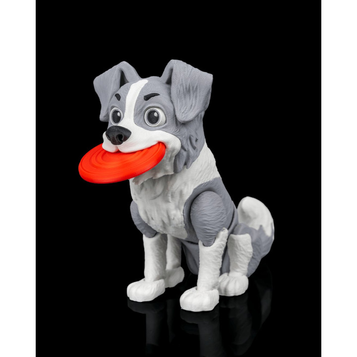 Atlas Le Border Collie – Figurine Décorative Made In Occitanie