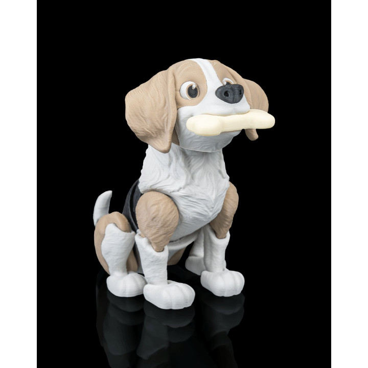 Milo Le Beagle – Figurine Décorative Chien Avec Os