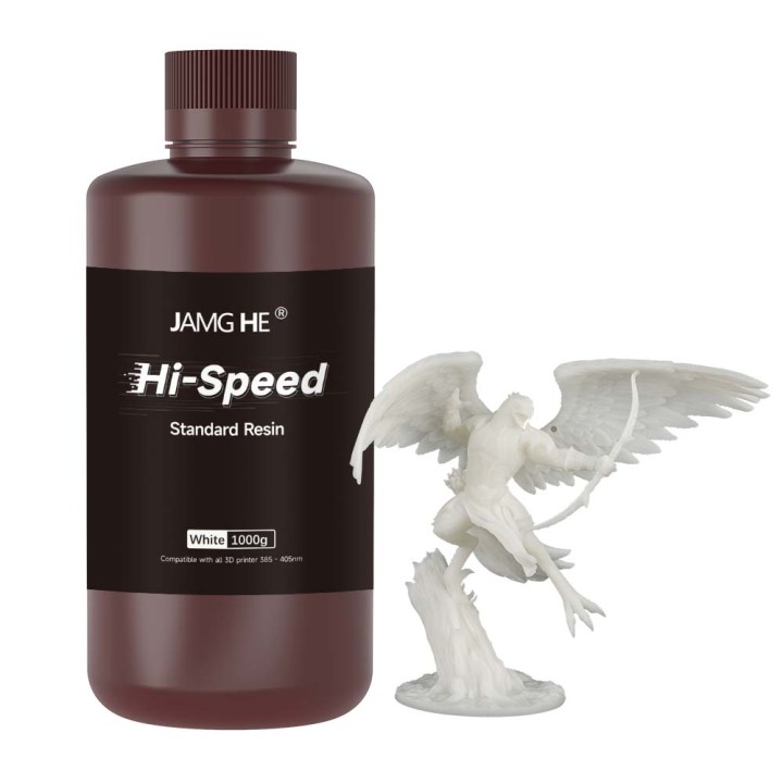 Jamg He - Résine UV Standard Hi-Speed - Blanc (White) - 1 kg | Espace 
