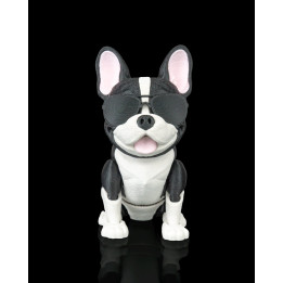 Pierre Le Bouledogue Français – Figurine Décorative Avec Lunettes De Soleil