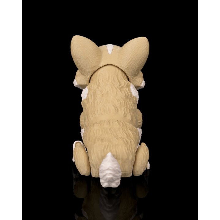 Willow La Corgi – Figurine Articulée Chien Souriant