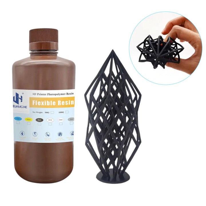 Jamg He - Résine Flexible (Flexible Resin) - Noir (Black) - 1 kg | Esp