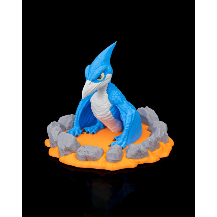 Petit Ptéranodon Qui Éclot – Figurine Dinosaure Sortant De L'Œuf