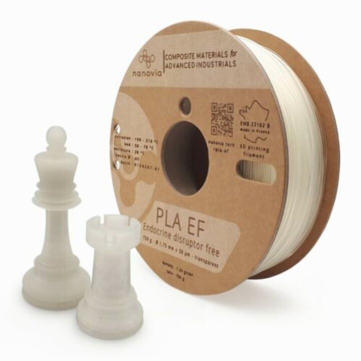 Nanovia - PLA EF 3D850 (SPE et Contact Alimentaire) - Natif - 1,7