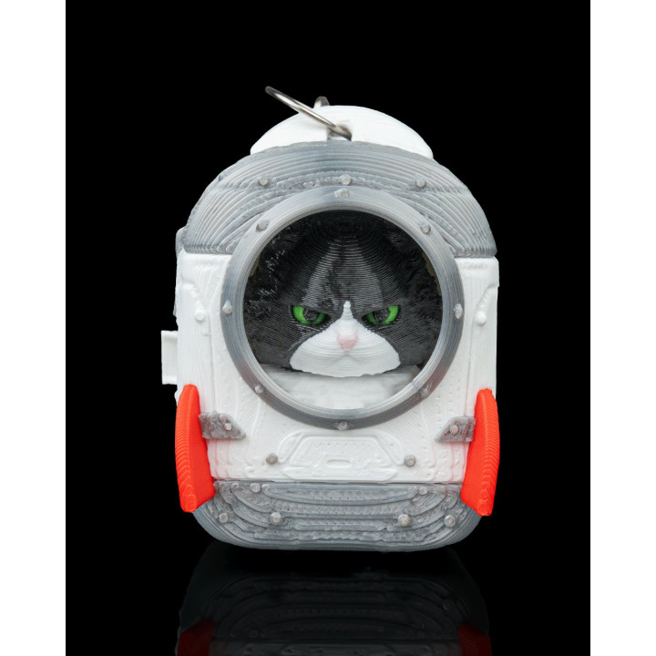 Porte-Clés Maine Coon Astronaute – Le Chat Qui Part À La Conquête De L'Espace
