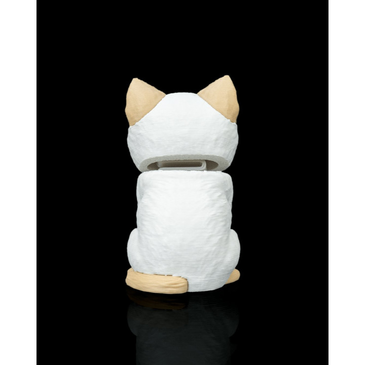 Porte-Clés Chat Siamois "Cuddle Pack" – Chaton Dans Son Sac À Dos Ourson