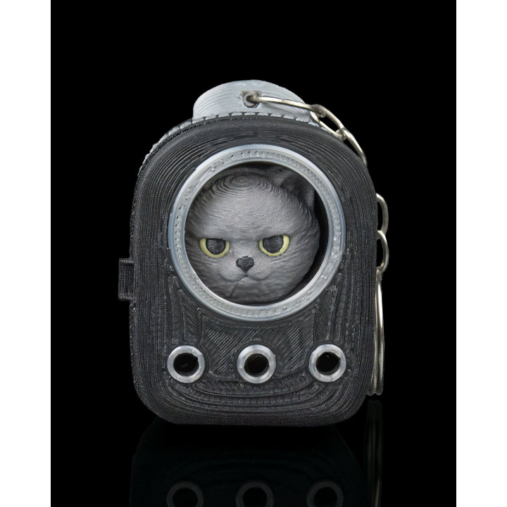 Porte-Clés British Shorthair & Son Sac À Dos – Charm Félins De Caractère