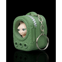 Porte-Clés Chat Sphynx Dans Son Sac À Dos Tricoté – Figurine Originale