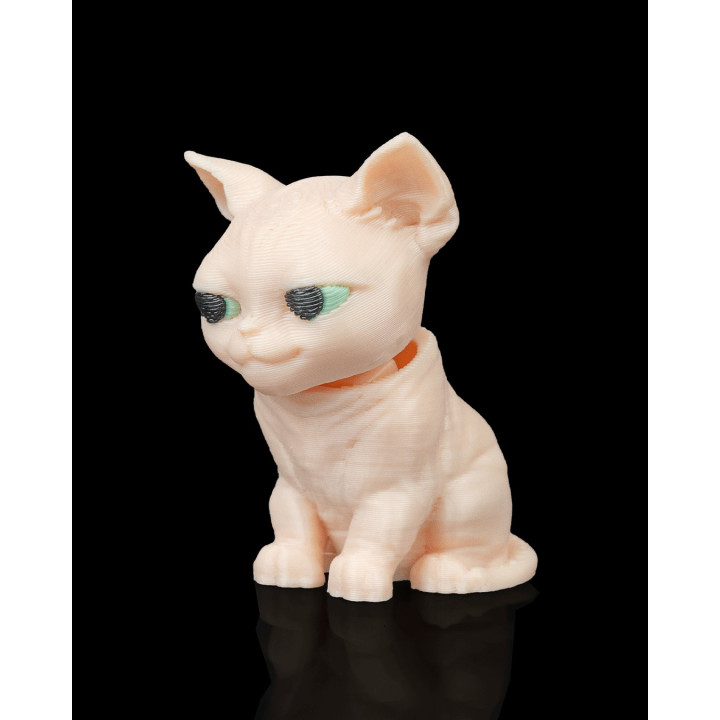 Porte-Clés Chat Sphynx Dans Son Sac À Dos Tricoté – Figurine Originale