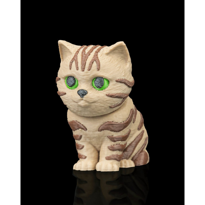Porte-Clés Chat Tabby Dans Son Sac À Dos – Figurine Kawaii Urban