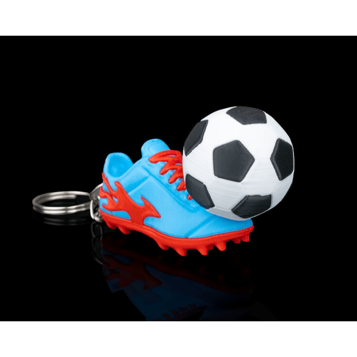 Porte-Clés Football Chaussure & Ballon – Fidget Tactile Made In Occitanie