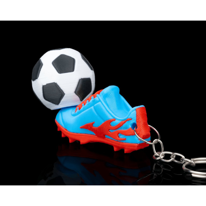 Porte-Clés Football Chaussure & Ballon – Fidget Tactile Made In Occitanie