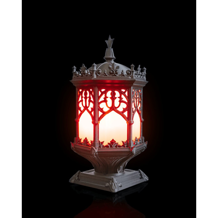 Sepulchral Light – Lampe De Table Gothique Lanterne Médiévale