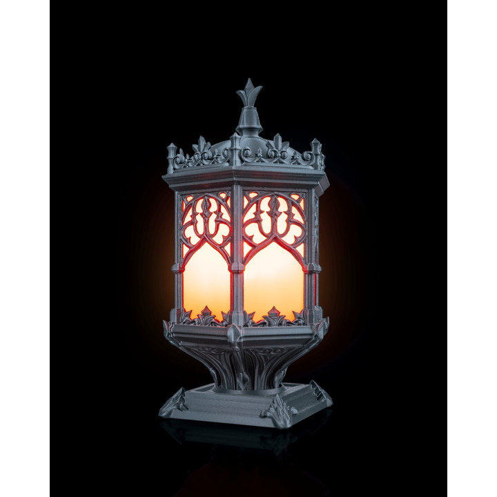 Sepulchral Light – Lampe De Table Gothique Lanterne Médiévale