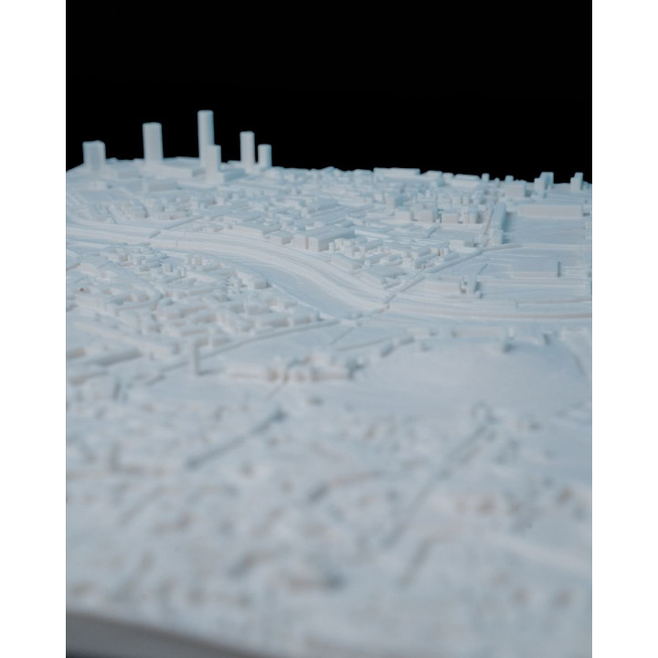 Maquette 3D De Vilnius – Carte Architecturale En Relief
