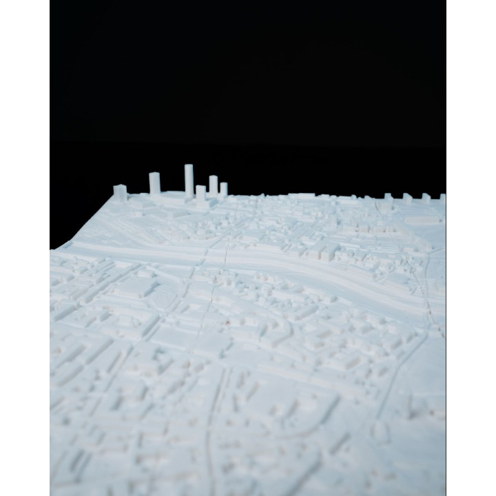 Maquette 3D De Vilnius – Carte Architecturale En Relief