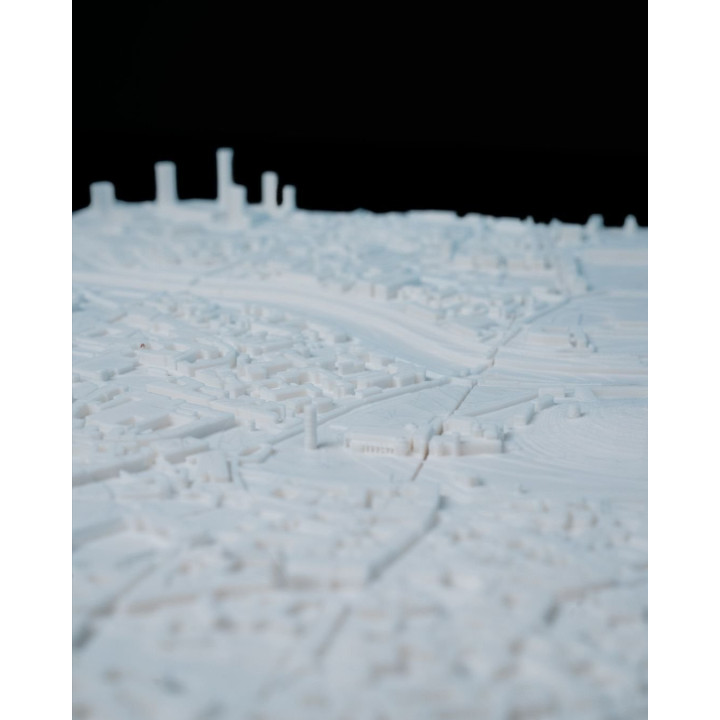 Maquette 3D De Vilnius – Carte Architecturale En Relief