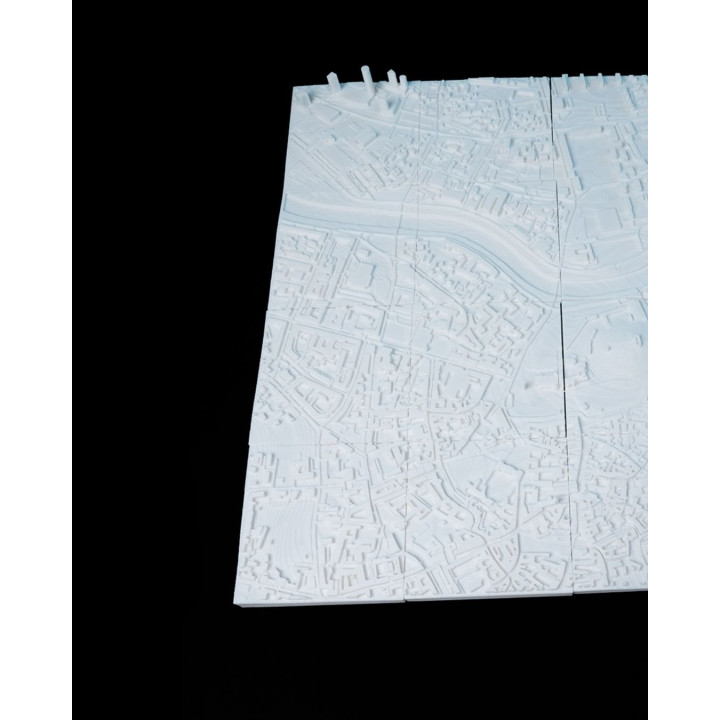 Maquette 3D De Vilnius – Carte Architecturale En Relief