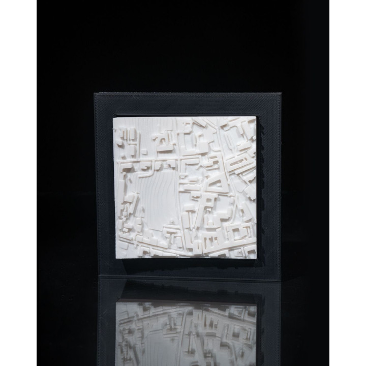 Maquette 3D De Vilnius – Carte Architecturale En Relief