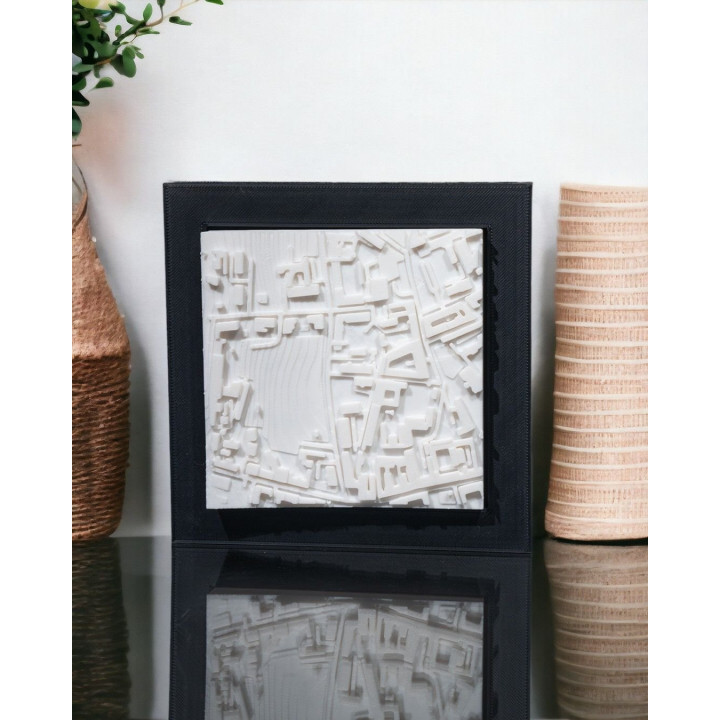 Maquette 3D De Vilnius – Carte Architecturale En Relief