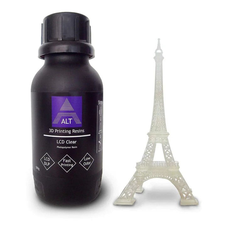 ALT 3D Printing - Resin LCD - Clear - 500 g | Espace Maker