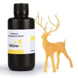ELEGOO - Résine UV Standard - Jaune (Yellow) - 1 kg | Espace Maker