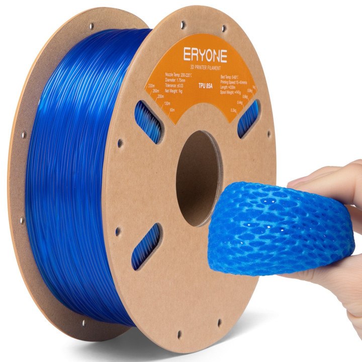 Filament TPU 85A Flexible Eryone 1,75 mm ±0,03 mm (1 kg)