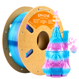 Filament PETG Haute Vitesse Translucide Dégradé Multicolore Eryone 1,75 mm (1 kg)