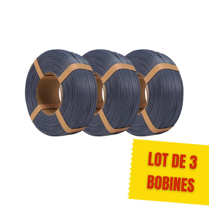 Pack Recharge eSun - 3x PLA+ Gris | Maison Drabiec
