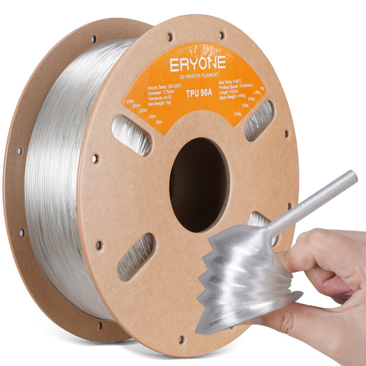 Filament TPU 90A Flexible Eryone 1,75 mm (1 kg)