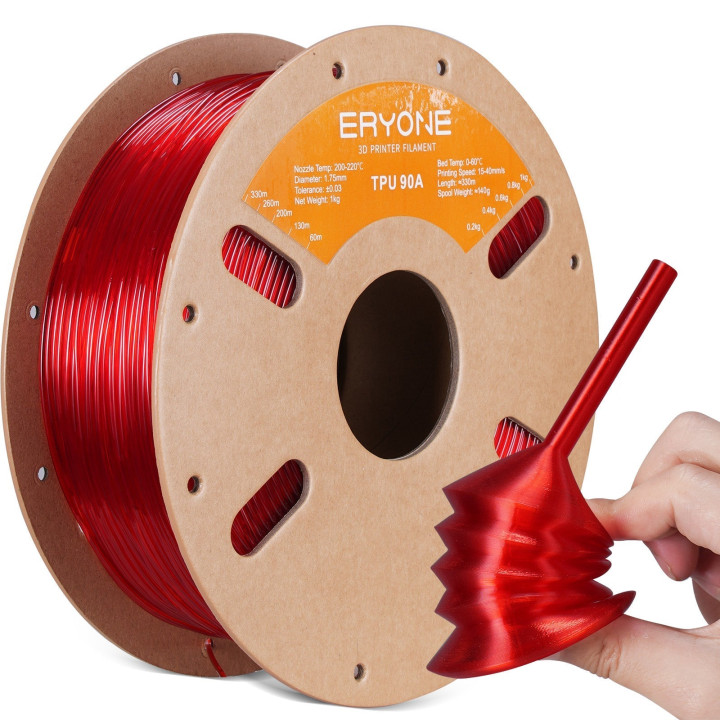 Filament TPU 90A Flexible Eryone 1,75 mm (1 kg)