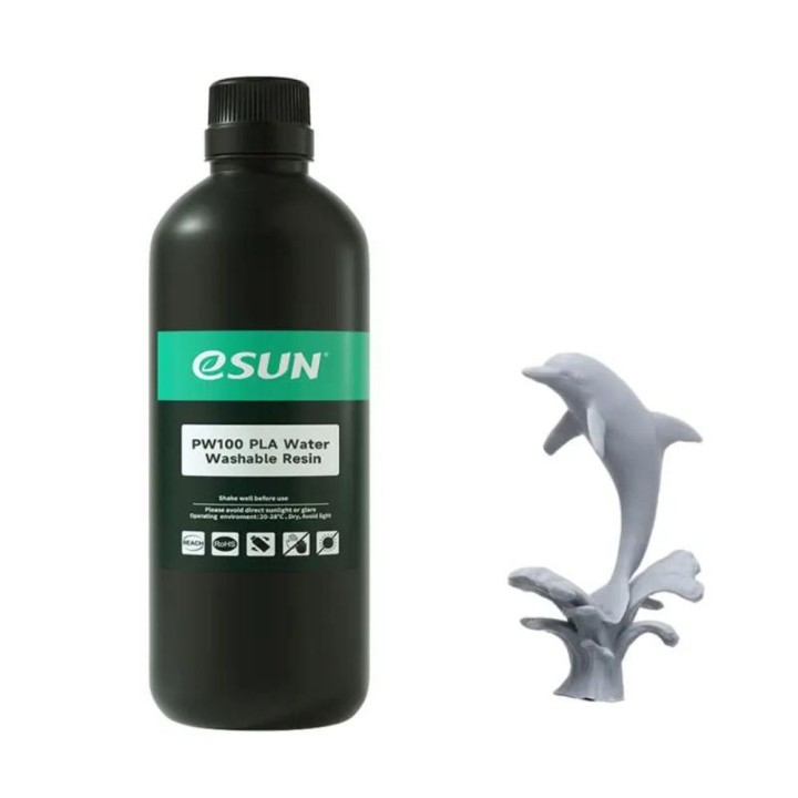 eSun - PW100 PLA Water Washable Resin - Gris (Grey) - 1 kg | Espace Ma