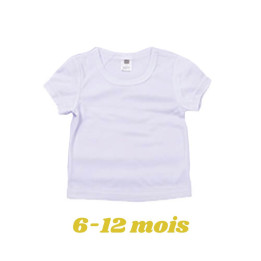 T-shirt bébé personnalisé par sublimation – 6/12 mois