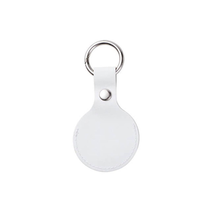 Porte-clés étui AirTag en cuir personnalisé par sublimation