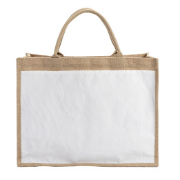 Tote bag en jute personnalisé avec votre photo ou design