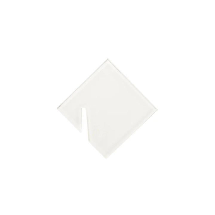 Marque-verre carré personnalisé par sublimation – 3,5 x 3,5 cm