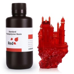 ELEGOO - Résine UV Standard - Rouge Clair (Clear red) - 1 kg | Espace 