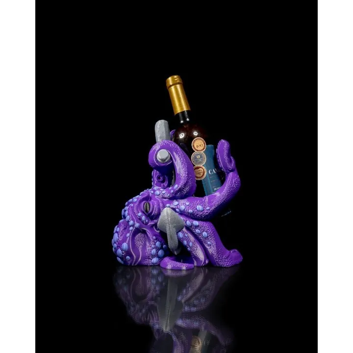 Merlot Poulpe Porte-Bouteille Vin | Impression 3D Occitanie