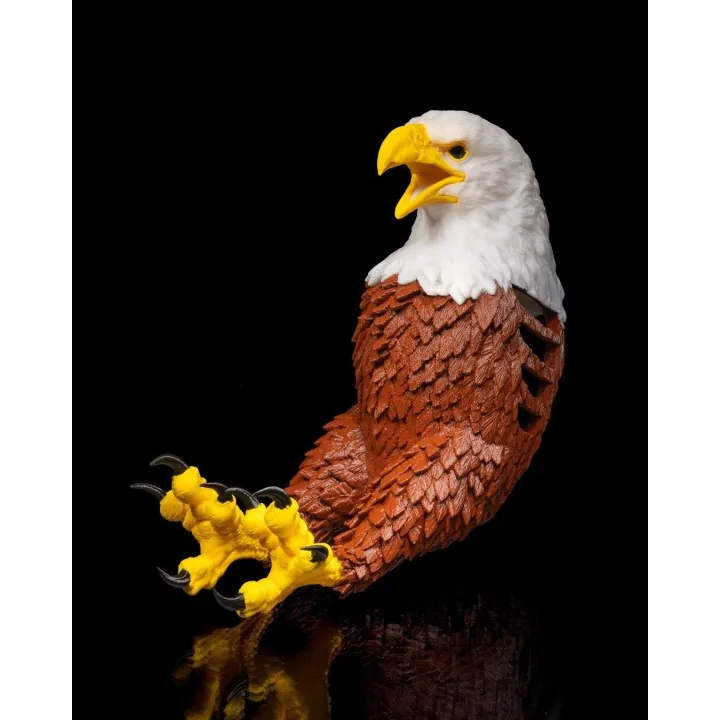 Aigle Réaliste Luminaire Mural | Impression 3D Occitanie